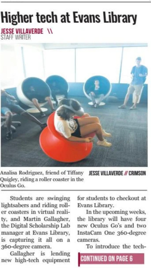 Article featured in The Florida Tech Crimson Issue 2 Fall 2018